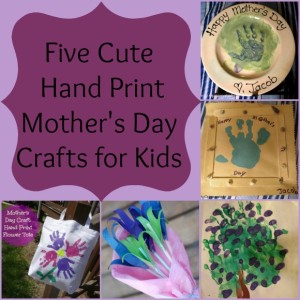 Cute DIY Hand Print Mother’s Day Crafts | Pretty Opinionated