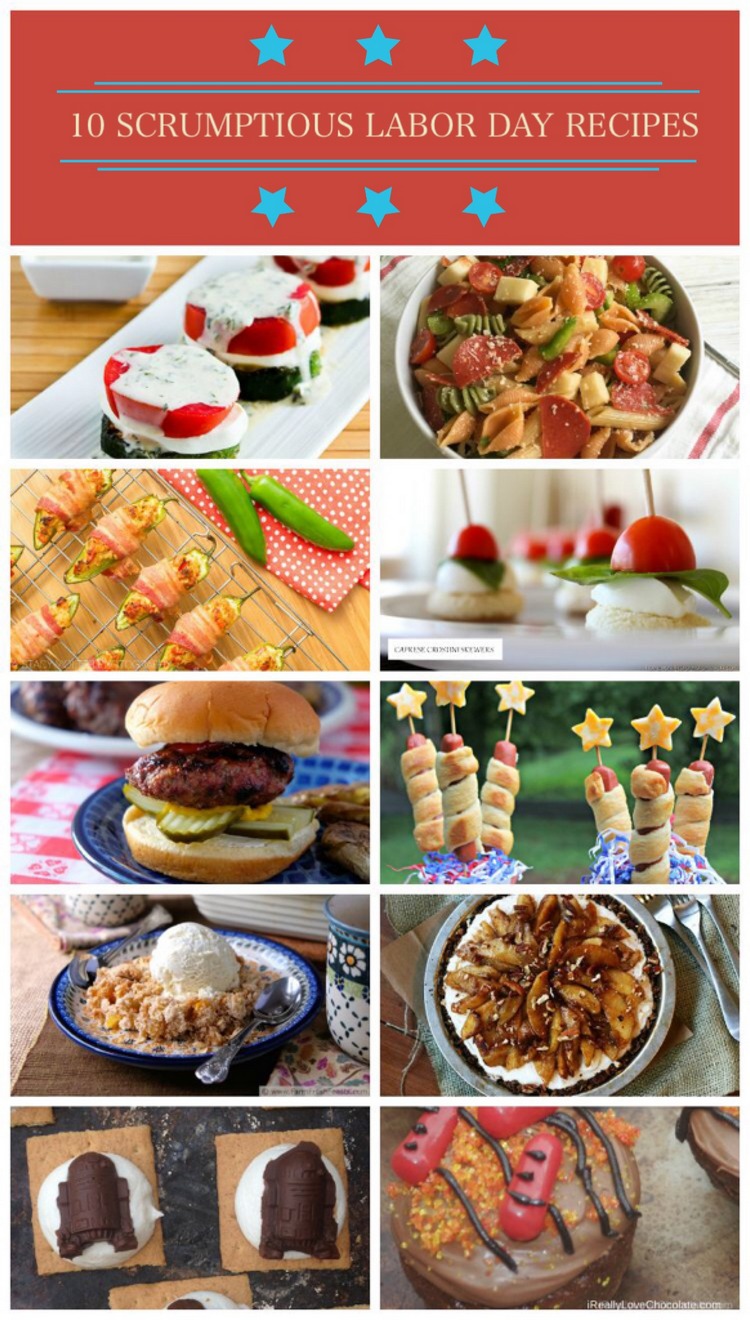 Labor Day Recipes from Appetizers to Desserts