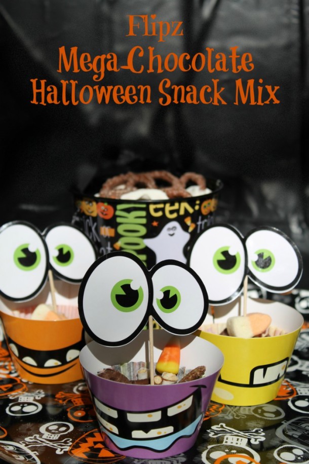 You'll Flip For Flipz Mega-Chocolate Halloween Snack Mix | Pretty ...