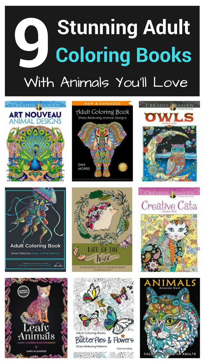 9 Stunning Adult Coloring Books With Animals You'll Love