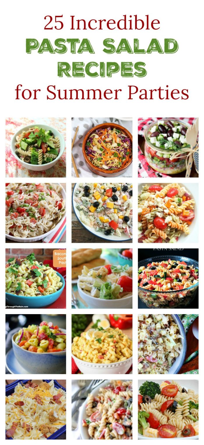 25 Incredible Pasta Salad Recipes For All Your Summer Parties | Pretty ...
