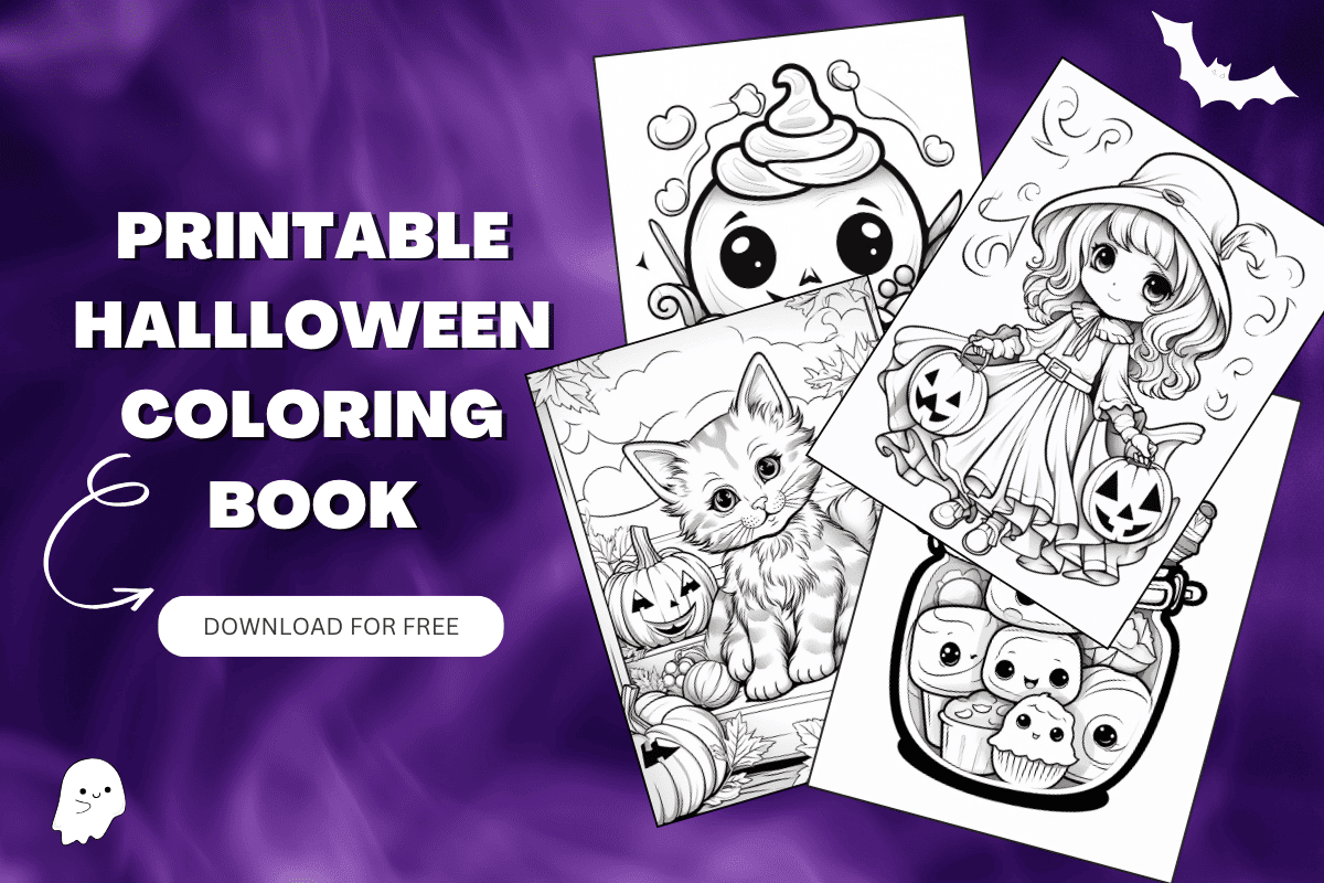 Halloween Coloring Books for Kids, Pack of 20, 5” x 7” Mini