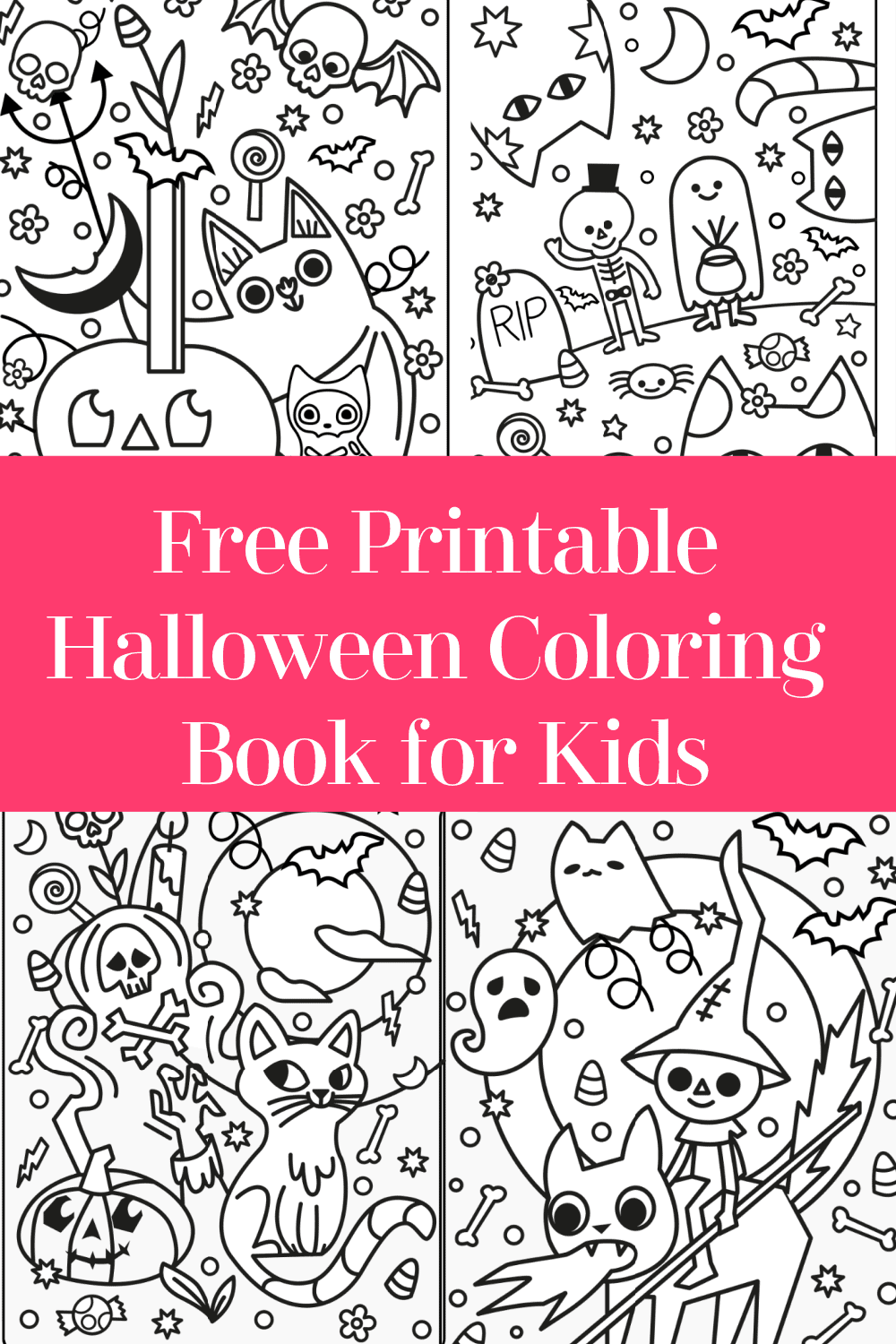 Free Halloween Coloring Book Printables PRINTABLE TEMPLATES